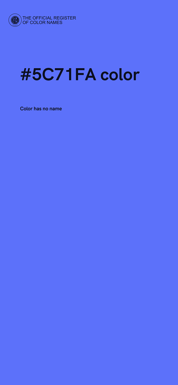 #5C71FA color image