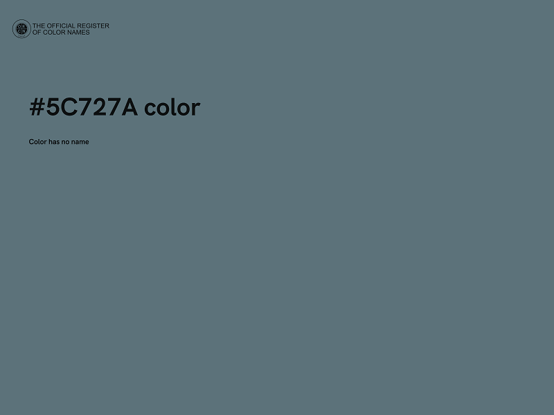 #5C727A color image