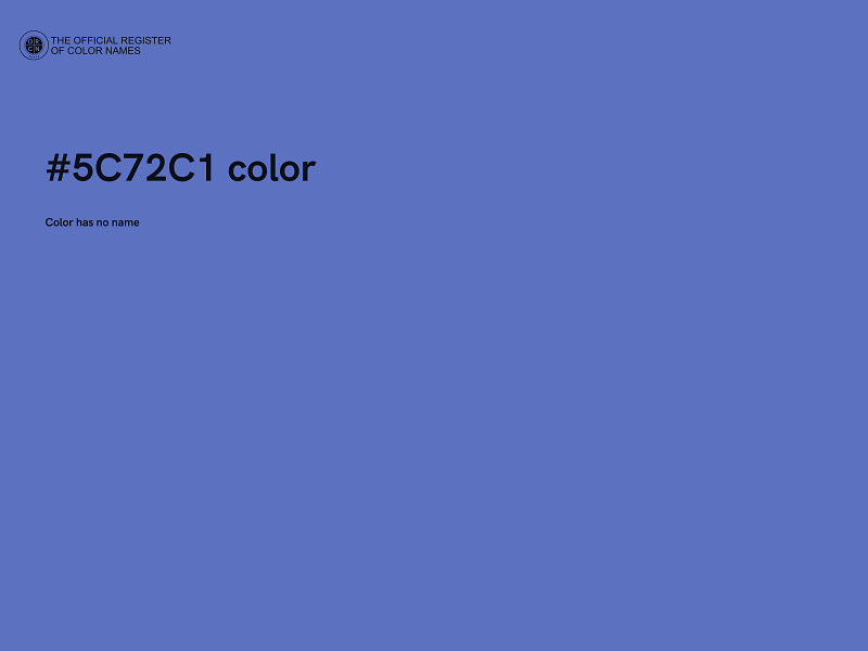 #5C72C1 color image
