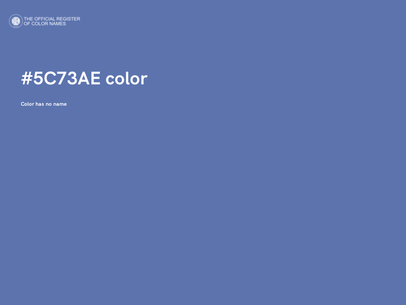 #5C73AE color image