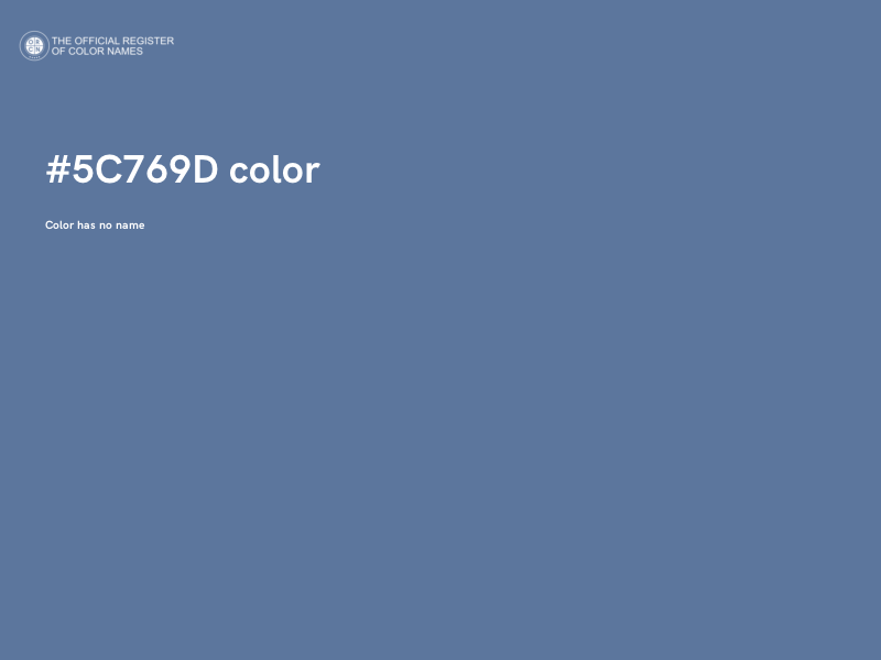 #5C769D color image
