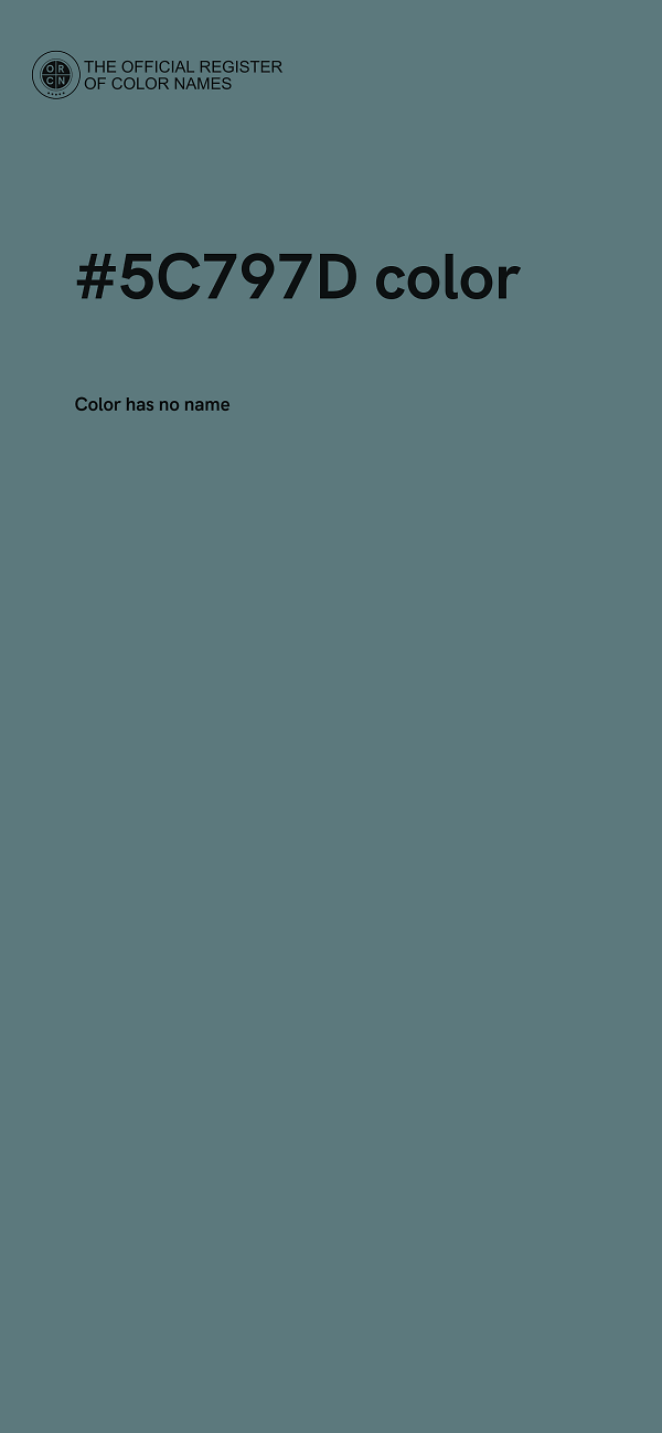 #5C797D color image