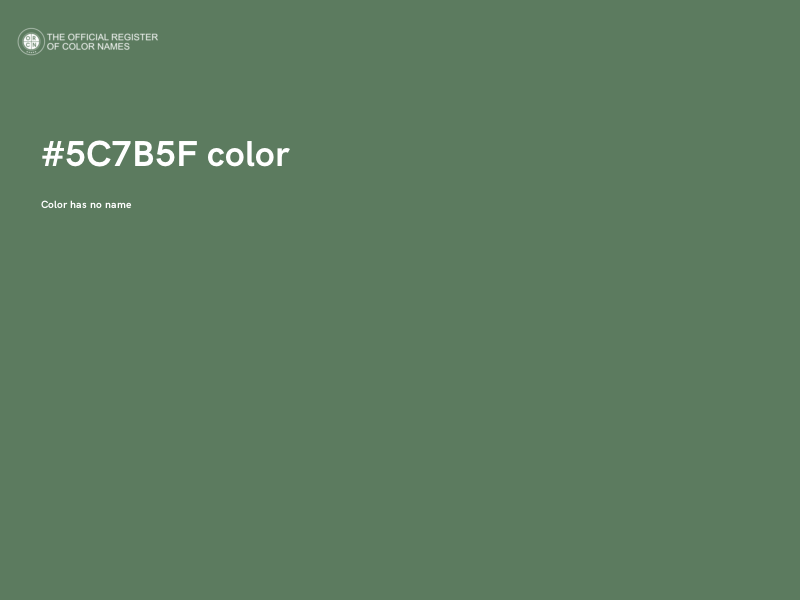 #5C7B5F color image