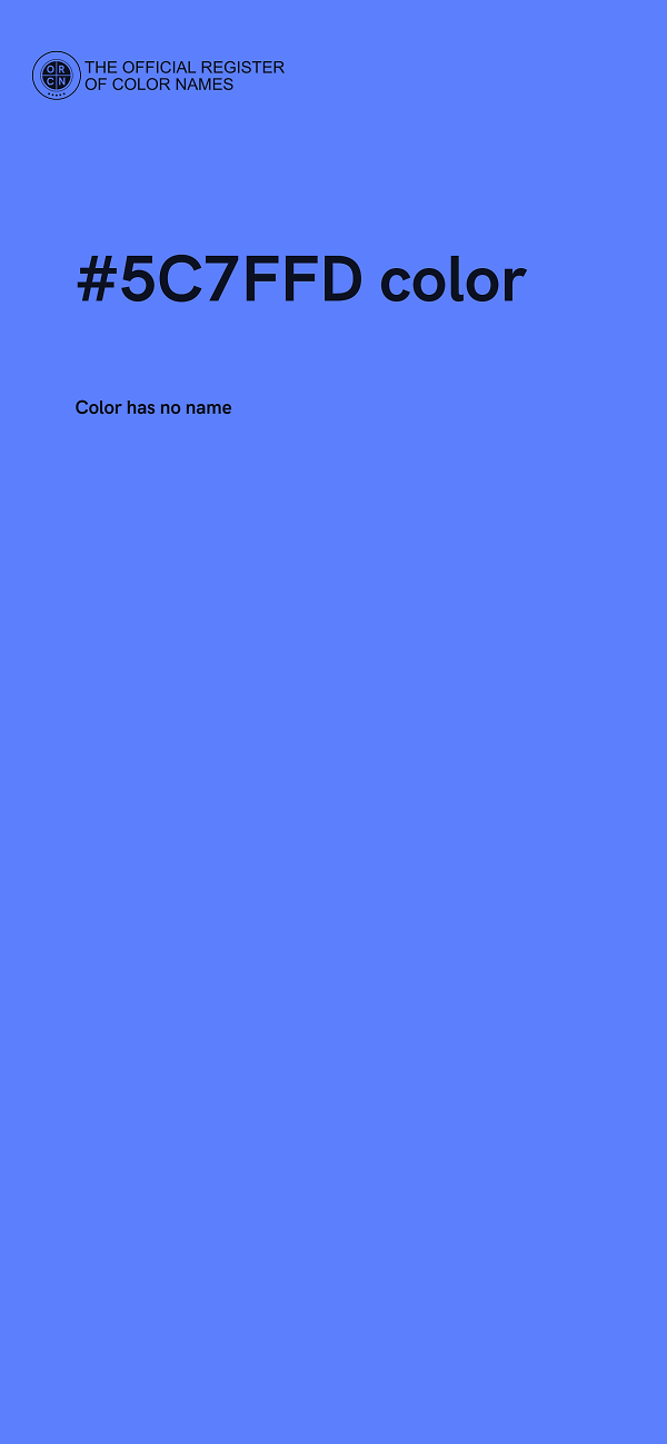 #5C7FFD color image