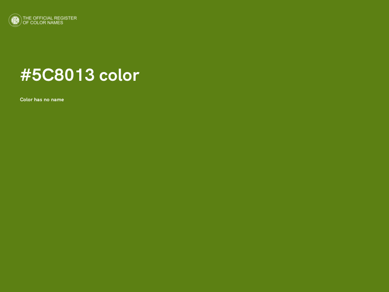 #5C8013 color image