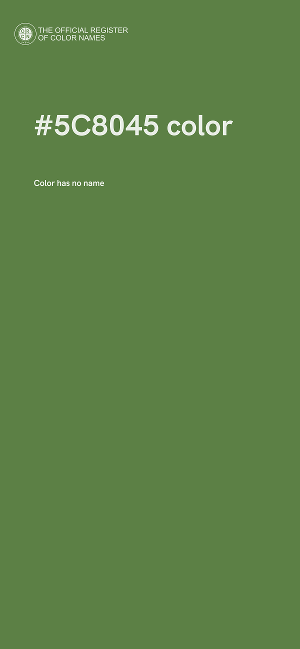 #5C8045 color image