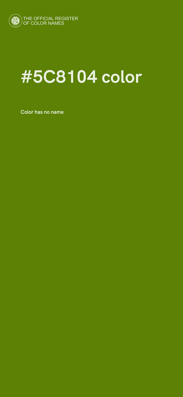 #5C8104 color image
