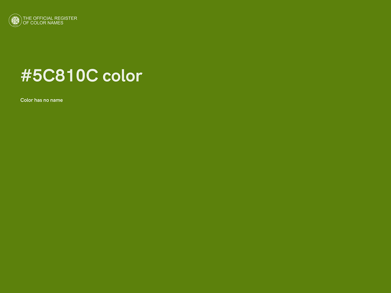 #5C810C color image