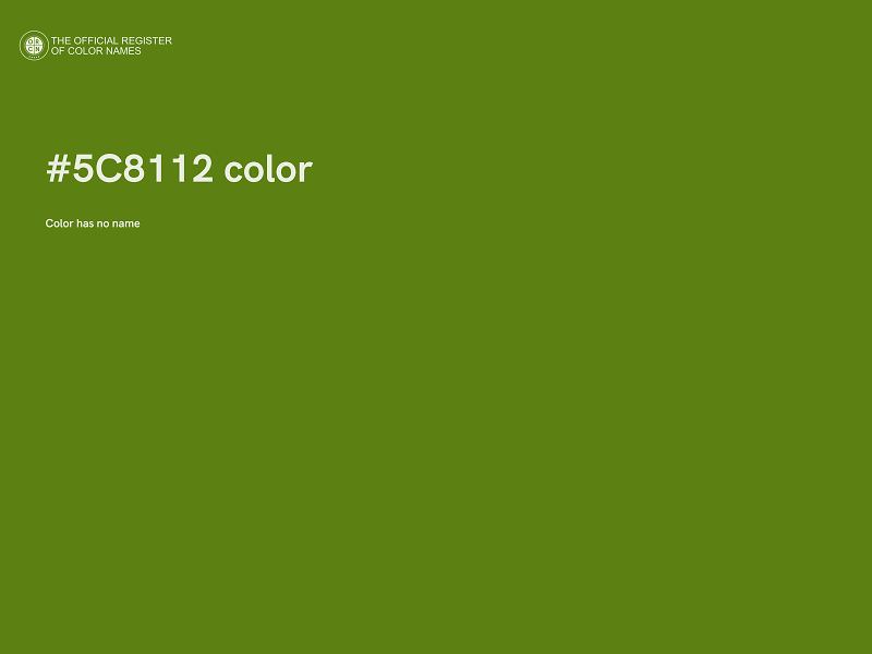 #5C8112 color image