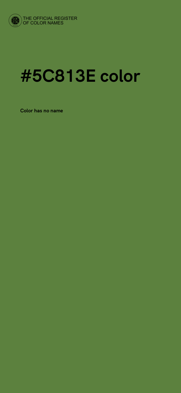 #5C813E color image