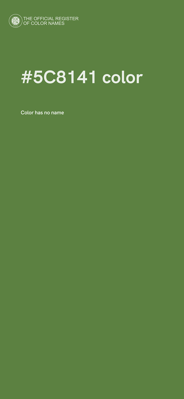 #5C8141 color image