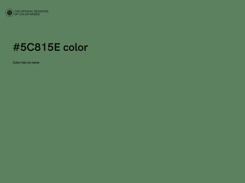 #5C815E color image