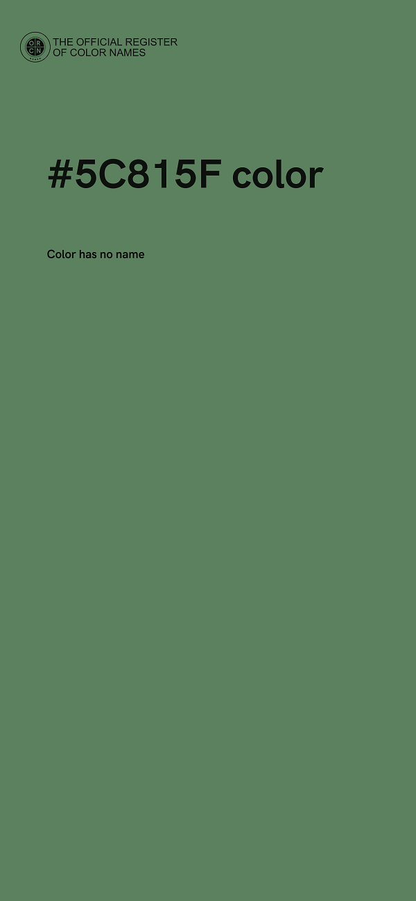 #5C815F color image