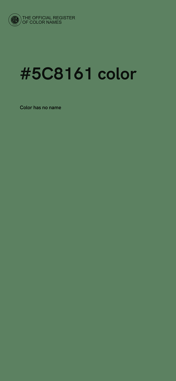 #5C8161 color image