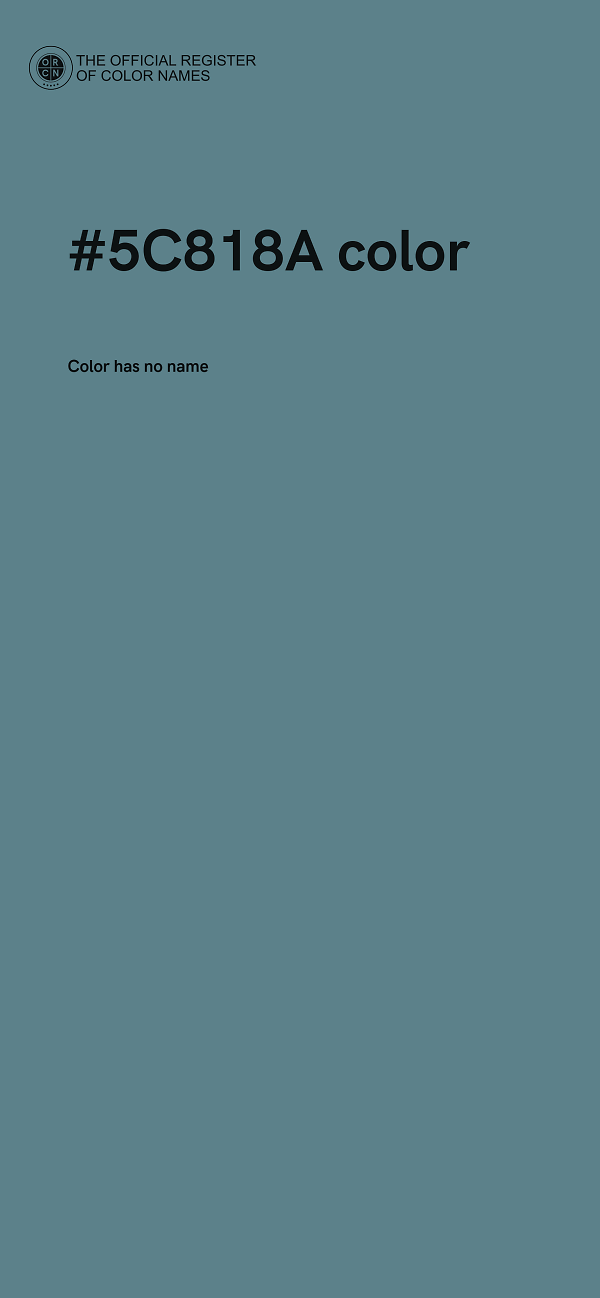 #5C818A color image