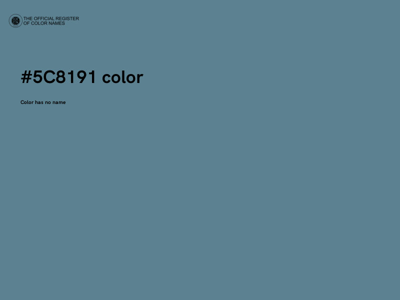 #5C8191 color image