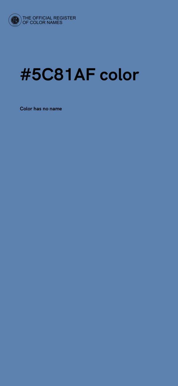 #5C81AF color image