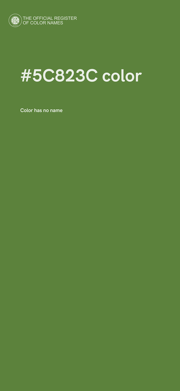#5C823C color image
