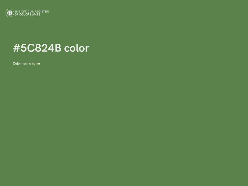 #5C824B color image