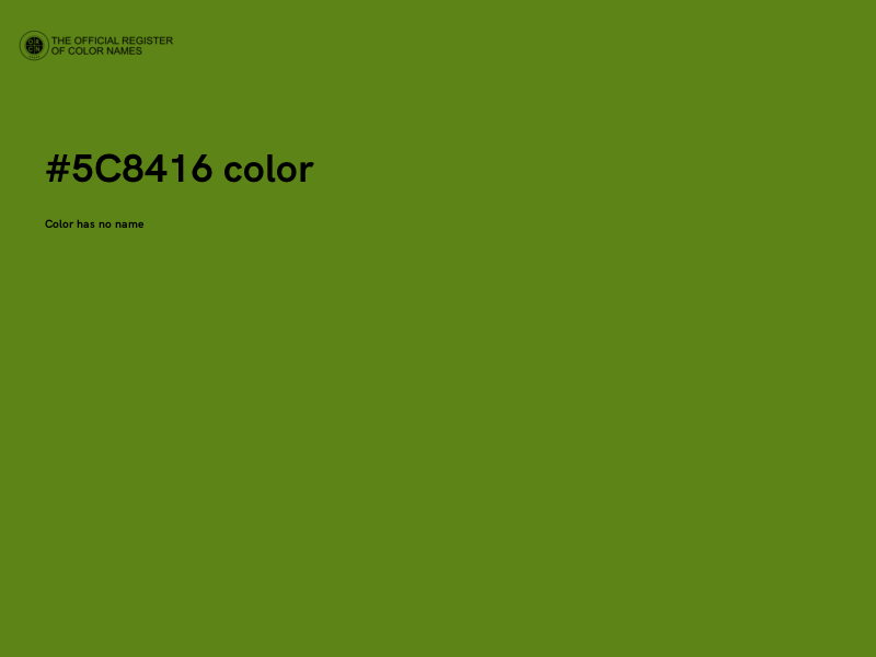 #5C8416 color image