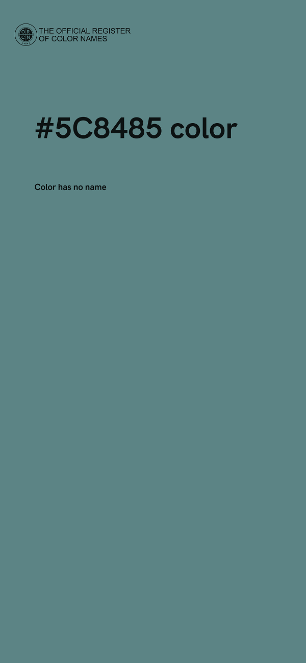 #5C8485 color image