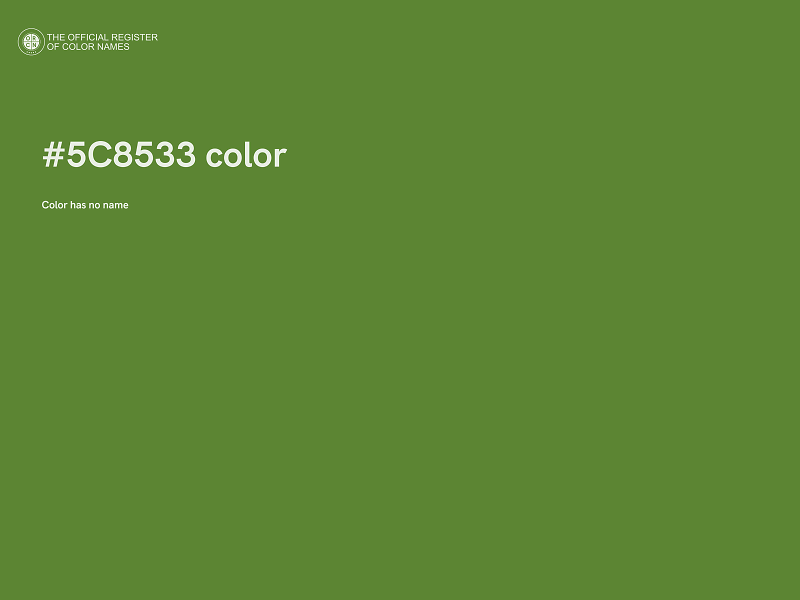 #5C8533 color image
