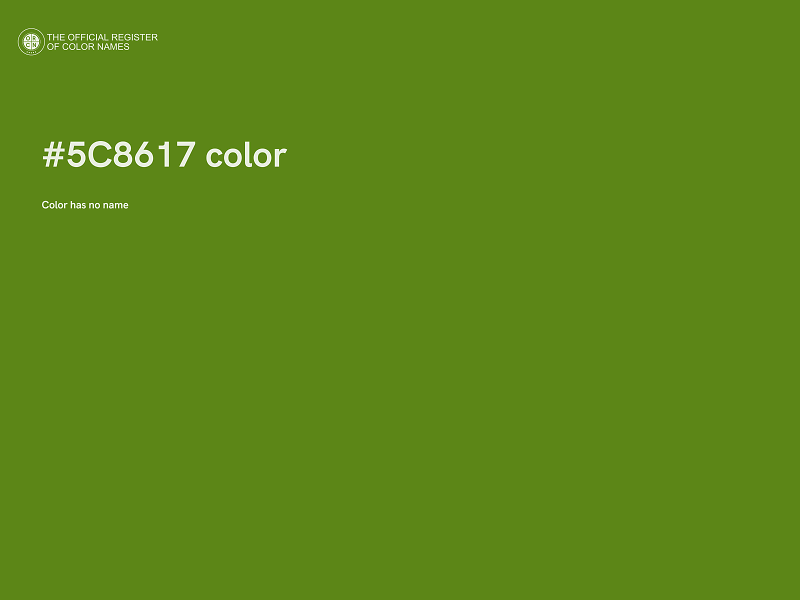 #5C8617 color image