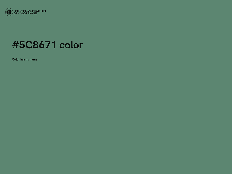 #5C8671 color image