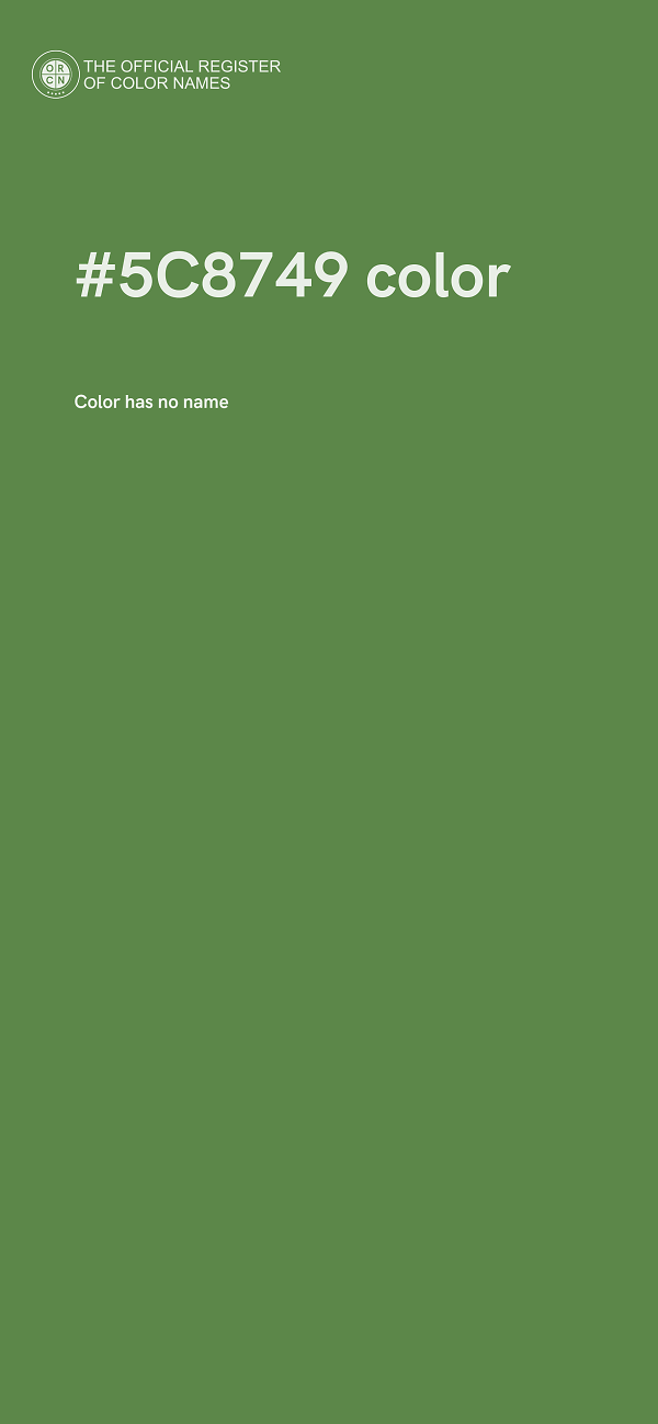 #5C8749 color image