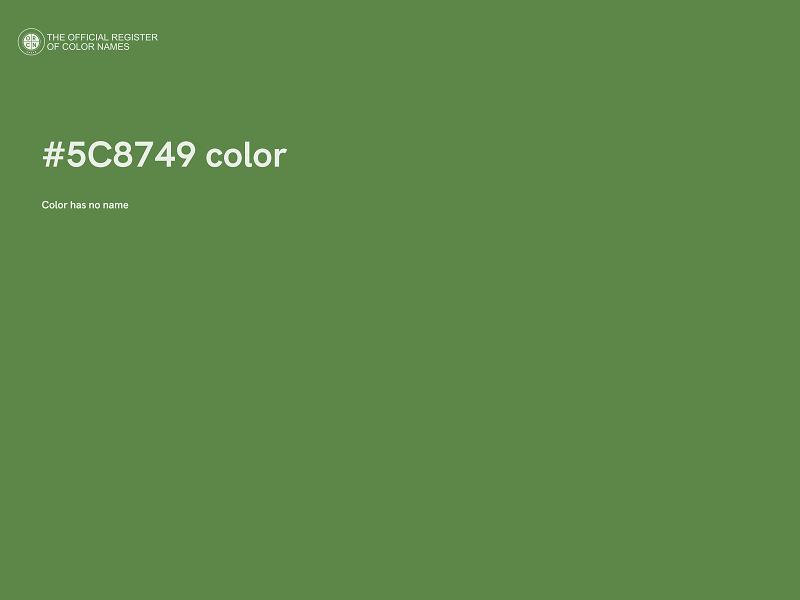 #5C8749 color image