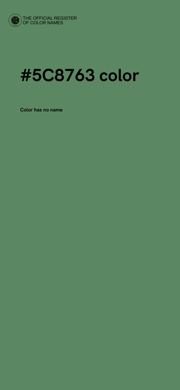 #5C8763 color image