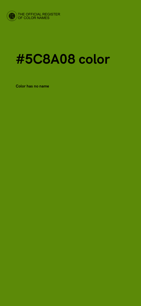 #5C8A08 color image