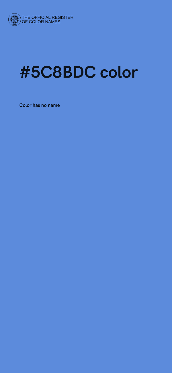 #5C8BDC color image