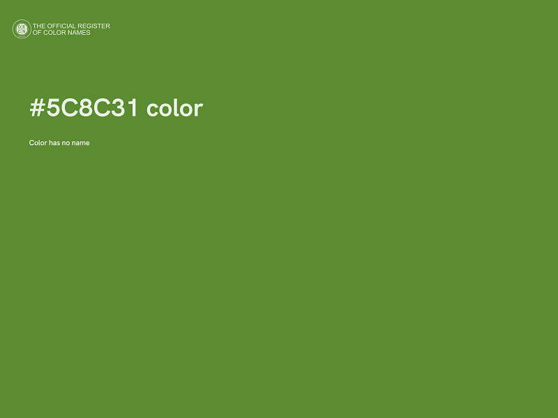 #5C8C31 color image