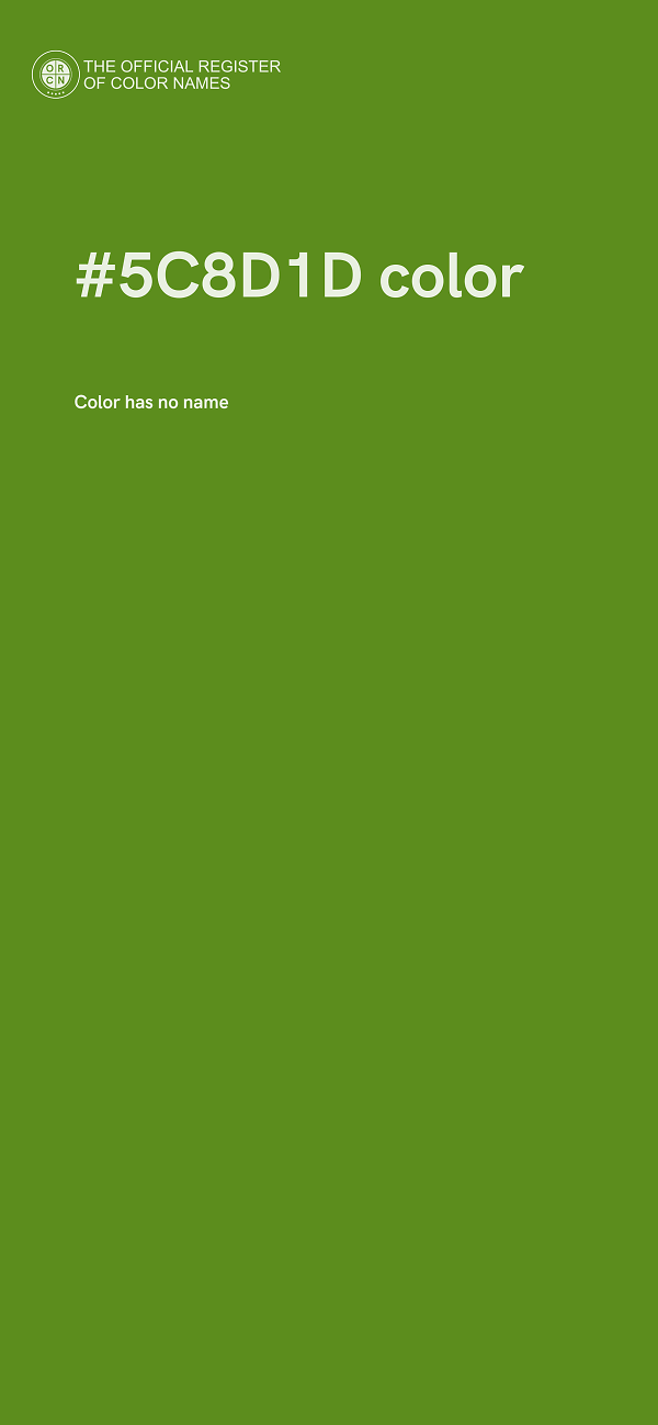 #5C8D1D color image