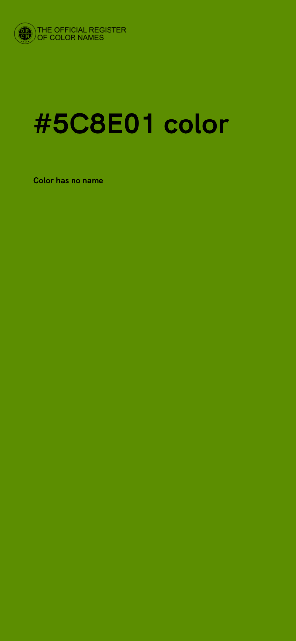#5C8E01 color image