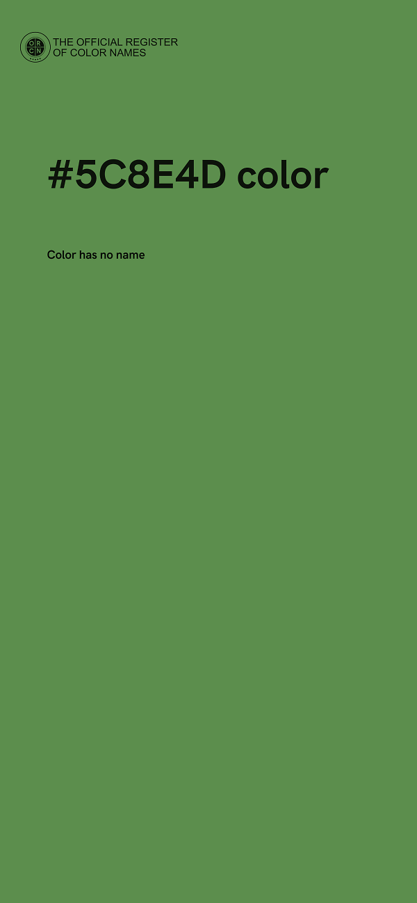 #5C8E4D color image
