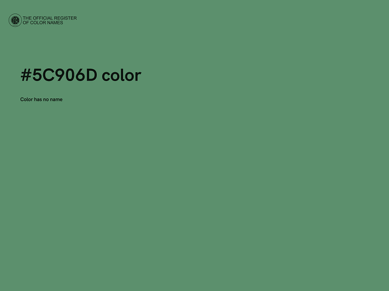 #5C906D color image