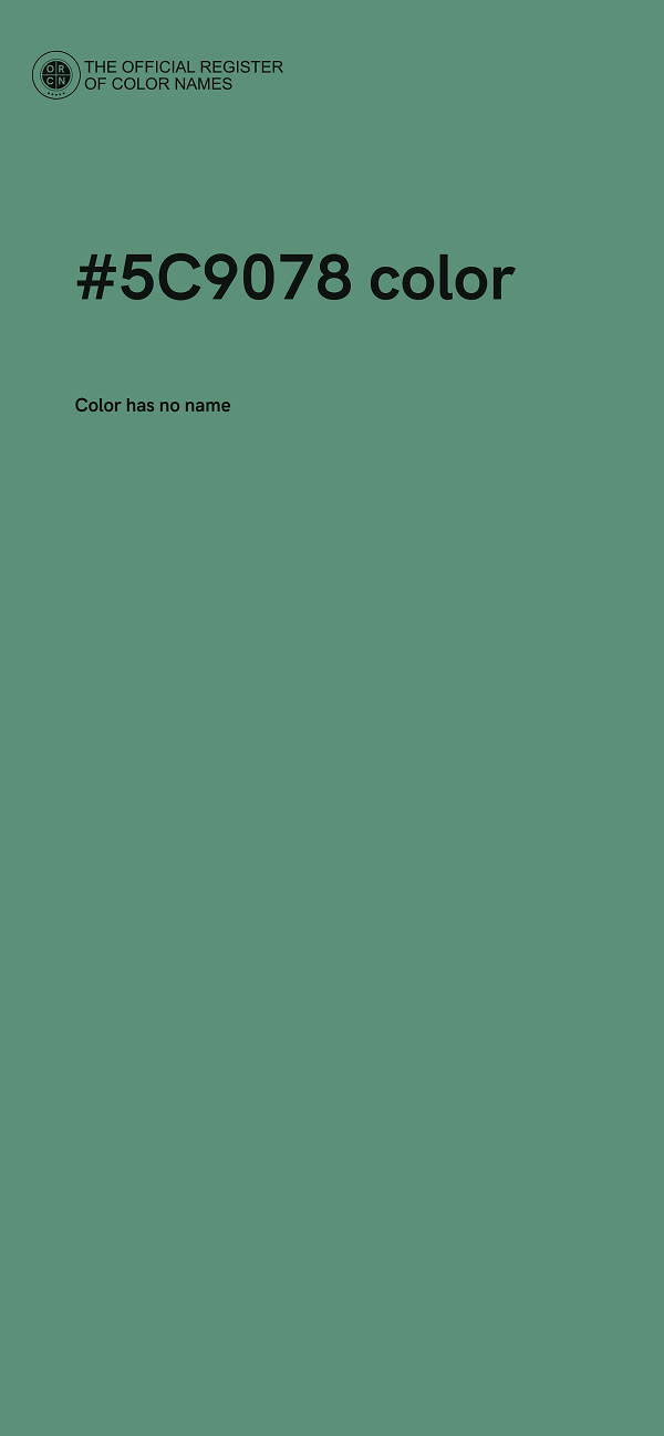 #5C9078 color image