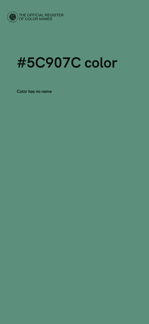 #5C907C color image