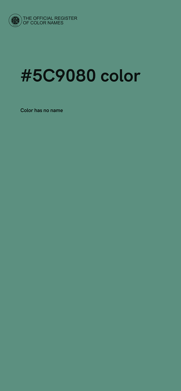 #5C9080 color image