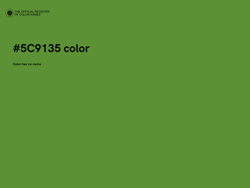 #5C9135 color image