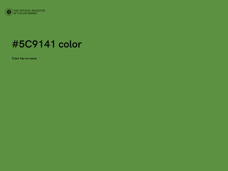 #5C9141 color image