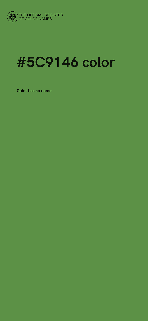 #5C9146 color image