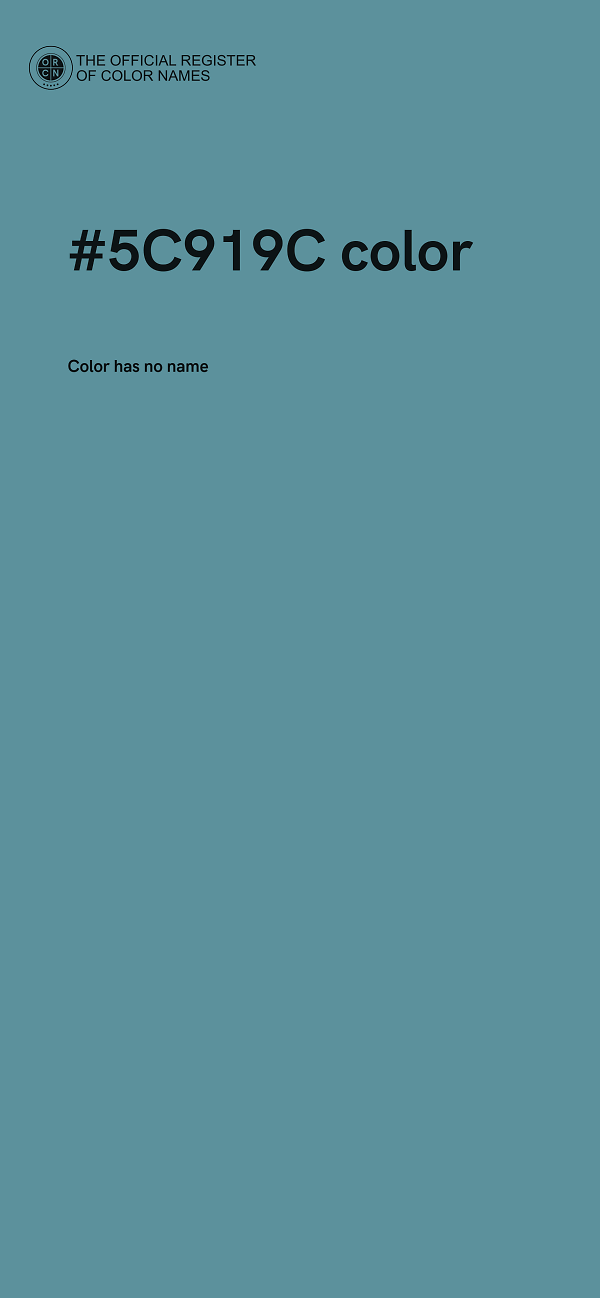#5C919C color image