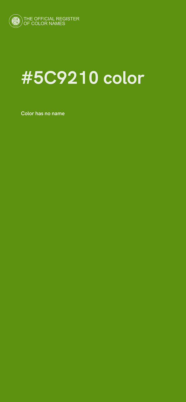 #5C9210 color image
