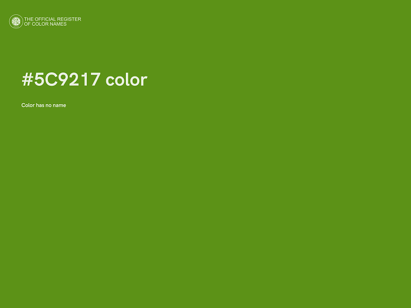 #5C9217 color image