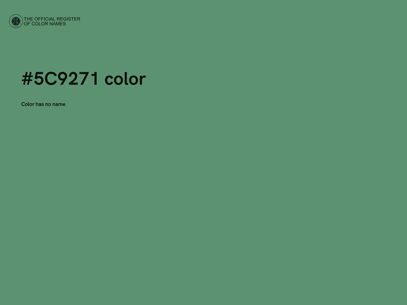 #5C9271 color image