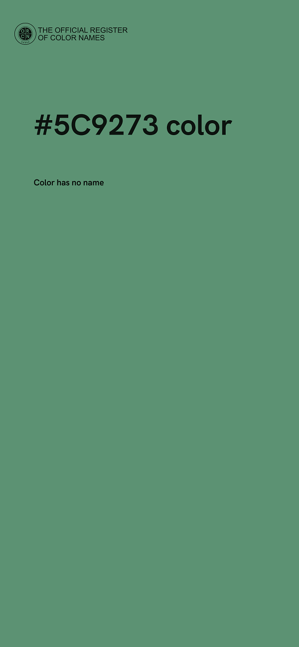 #5C9273 color image