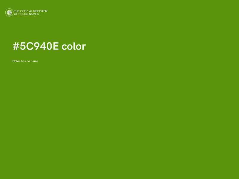 #5C940E color image